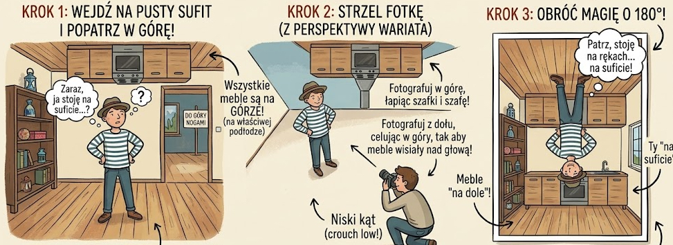 Instrukcja jak zrobić zdjęcie w Chatce Wariatce — 3 kroki